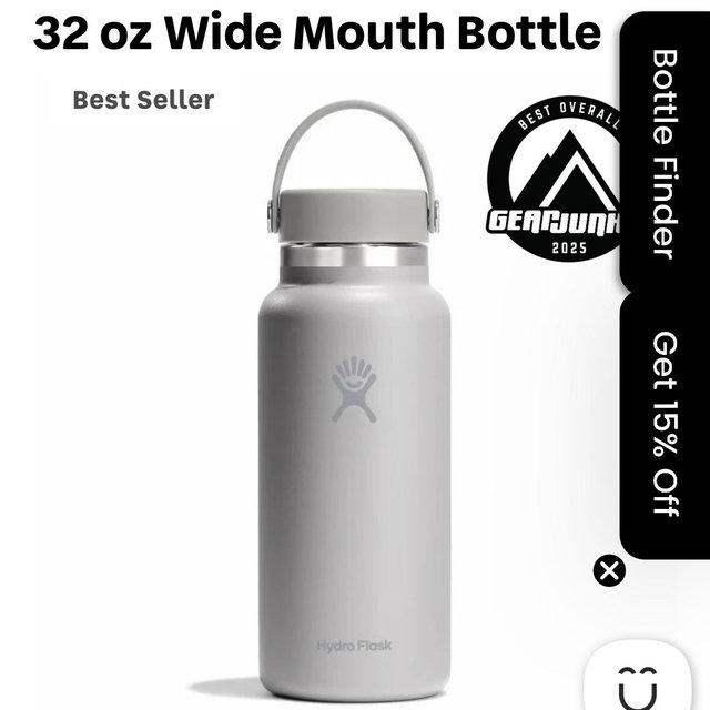 32 oz Wide Mouth Bottle