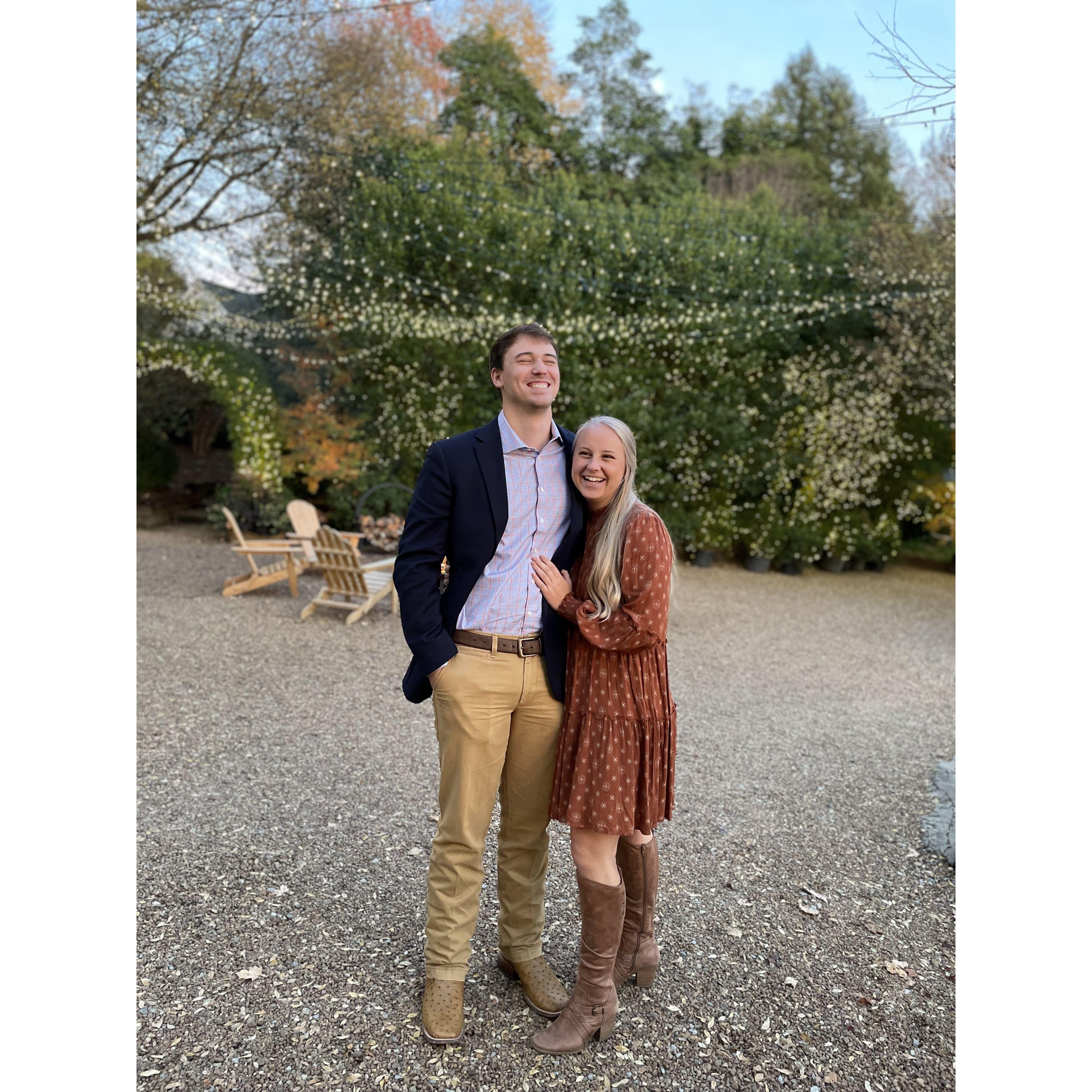 First wedding we attended together!