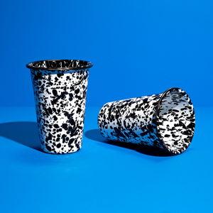 Black Splatter Cups (4)