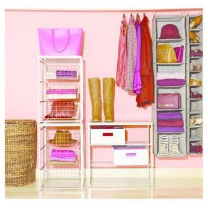 6-Shelf Hanging Closet Organizer - Gray Birch - Threshold™