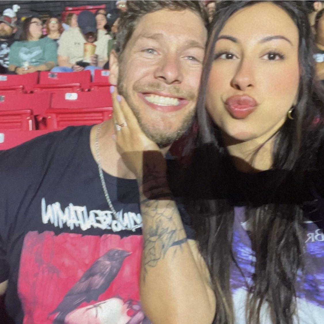 Took Franz to go see Breaking Benjamin & Staind for his birthday❤️