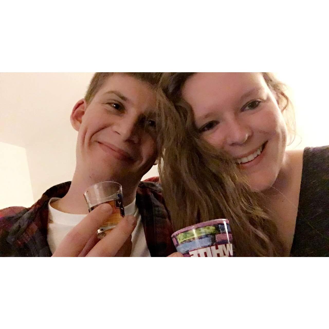 Our first picture together