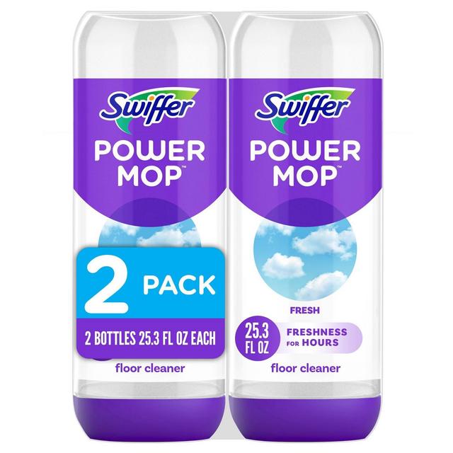 Swiffer Fresh Power Mop Floor Cleaning Solution - 2ct