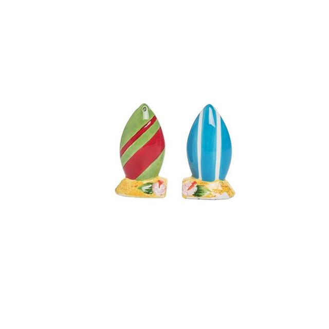 Beachcombers Surf Board Salt & Pepper Set Multicolored