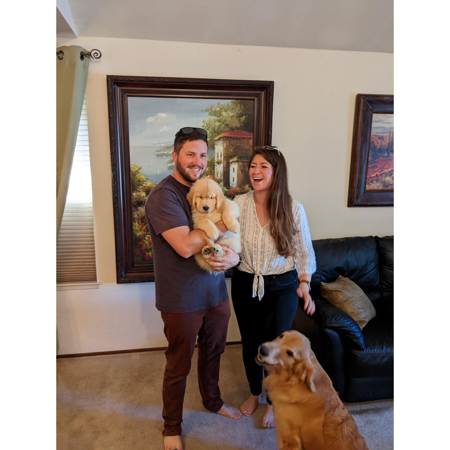 The day we picked up Salty!