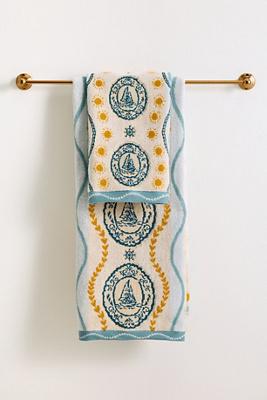 Maeve Manon Cotton Woven Sailboat Towel Collection