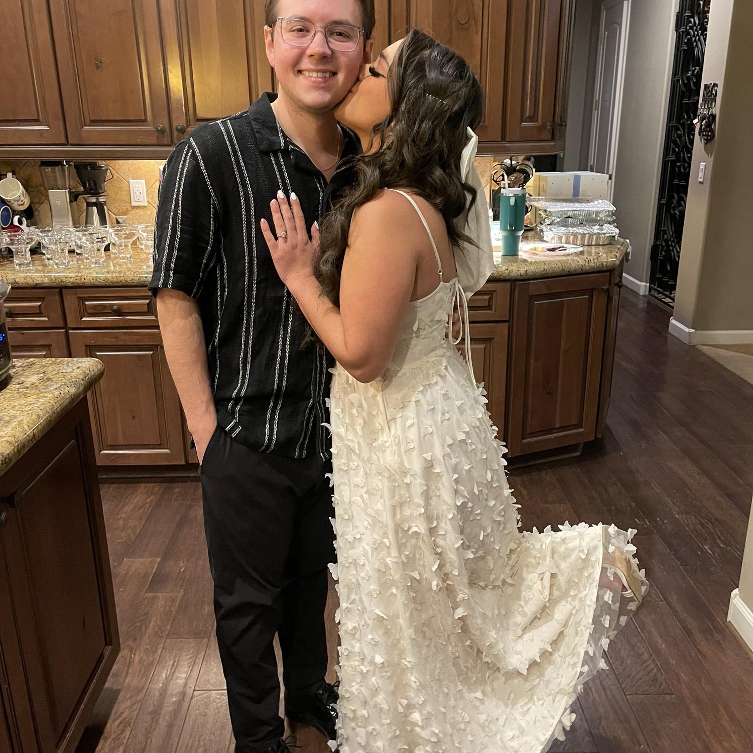 Engagement Party Kisses!