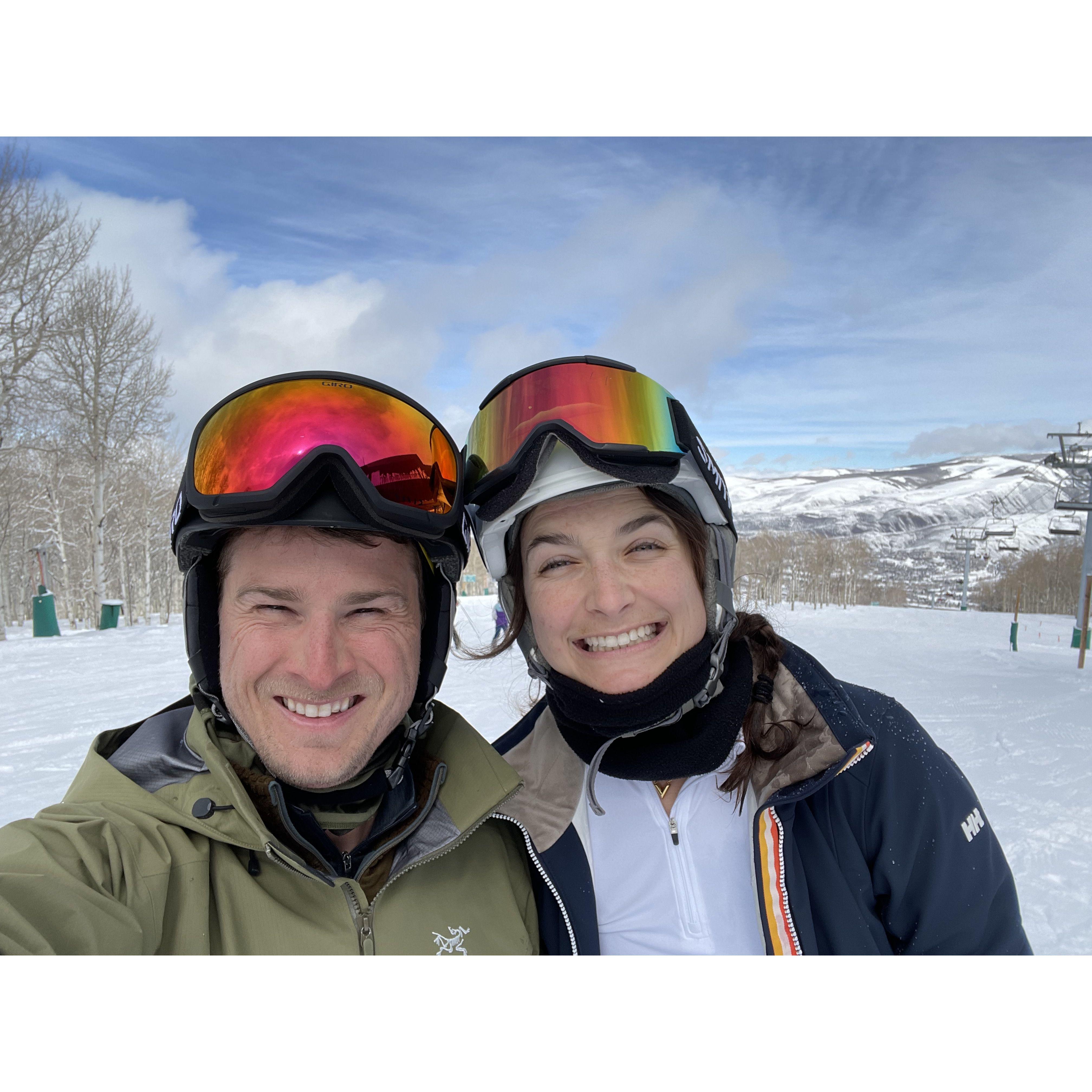 We have always bonded over our love of winter sports