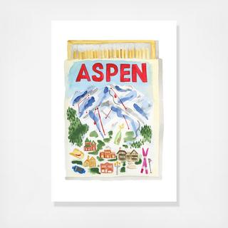 Aspen Matchbook Print