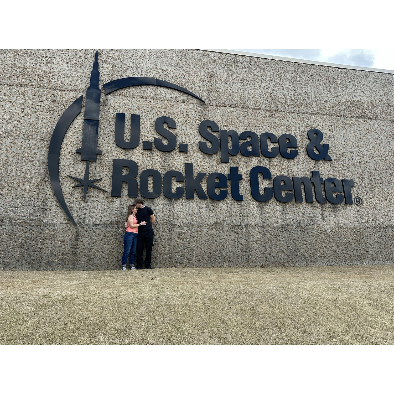 We might be really small, but a friend took this picture for us on the 2024 CUSA tournament pep band trip