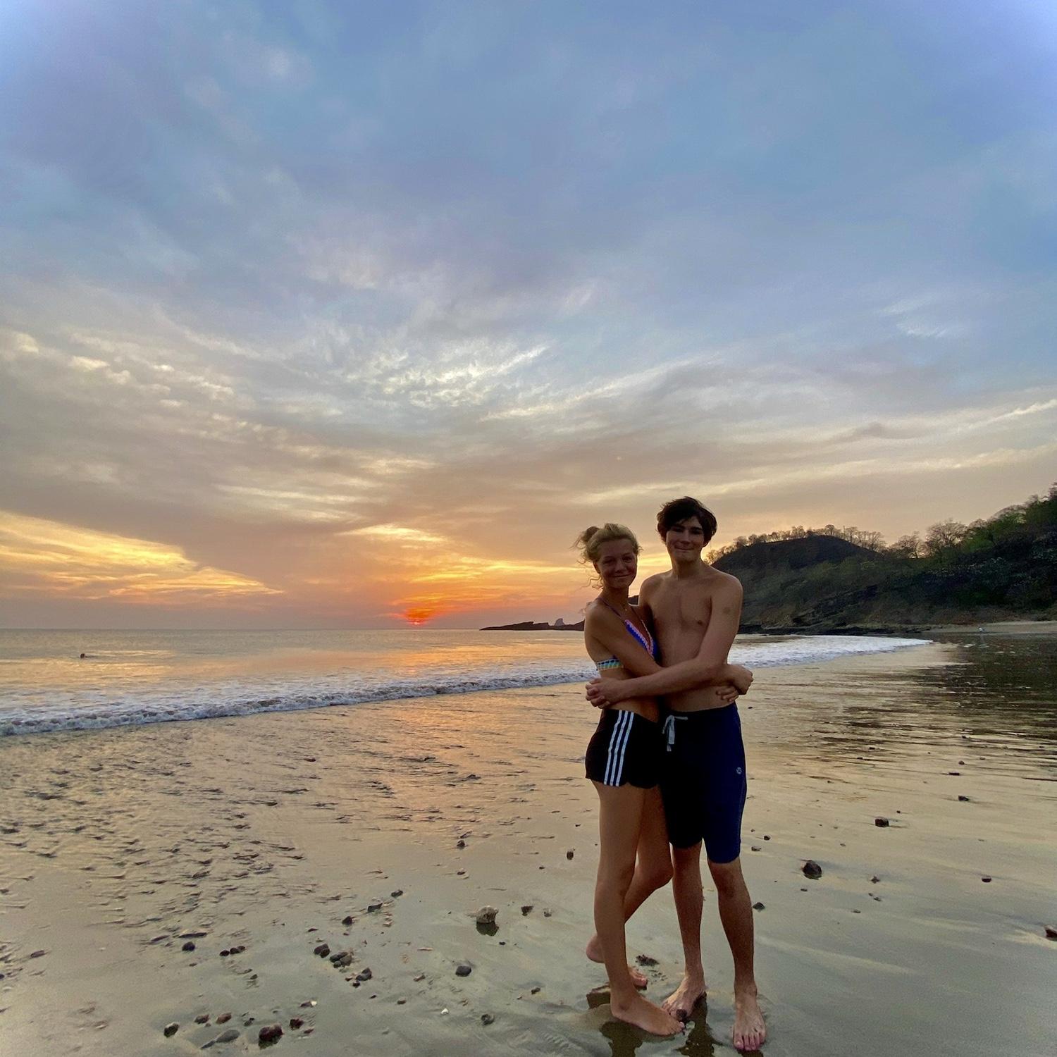 One of many photos from when we got stuck in Nicaragua together during covid 2020