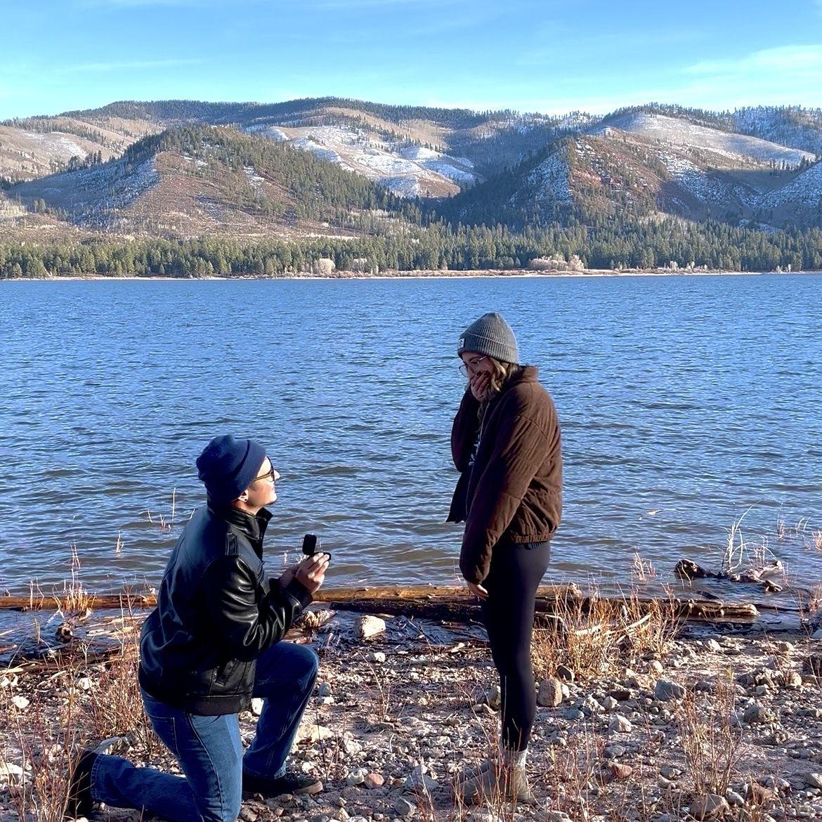 She said yes!