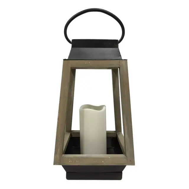 Bee & Willow™ Home Medium Wood Lantern