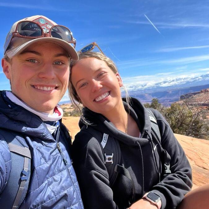 Our first big road trip together in Moab, UT. (2023)