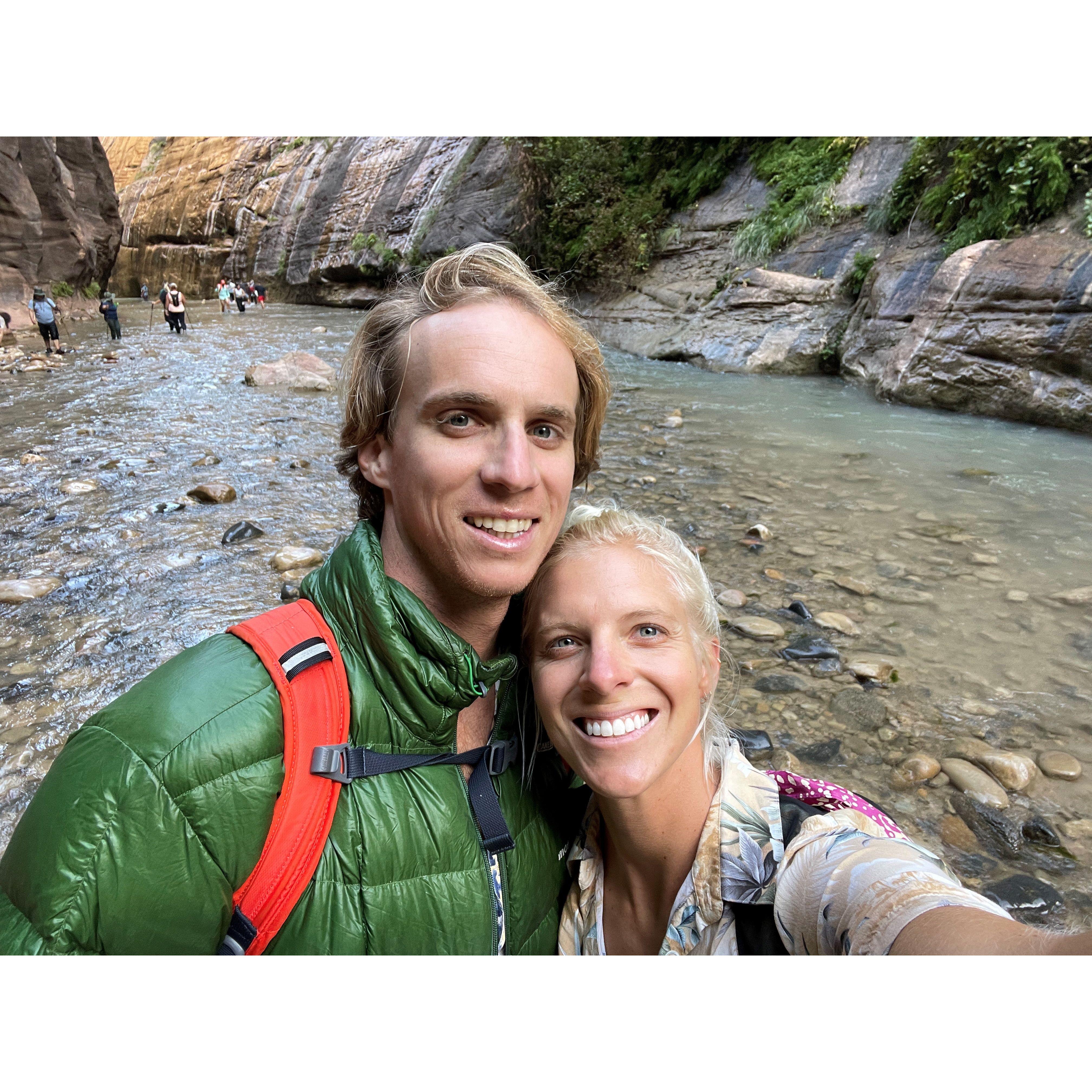 The Narrows - Zion National Park, the day before Zach proposed 🤭