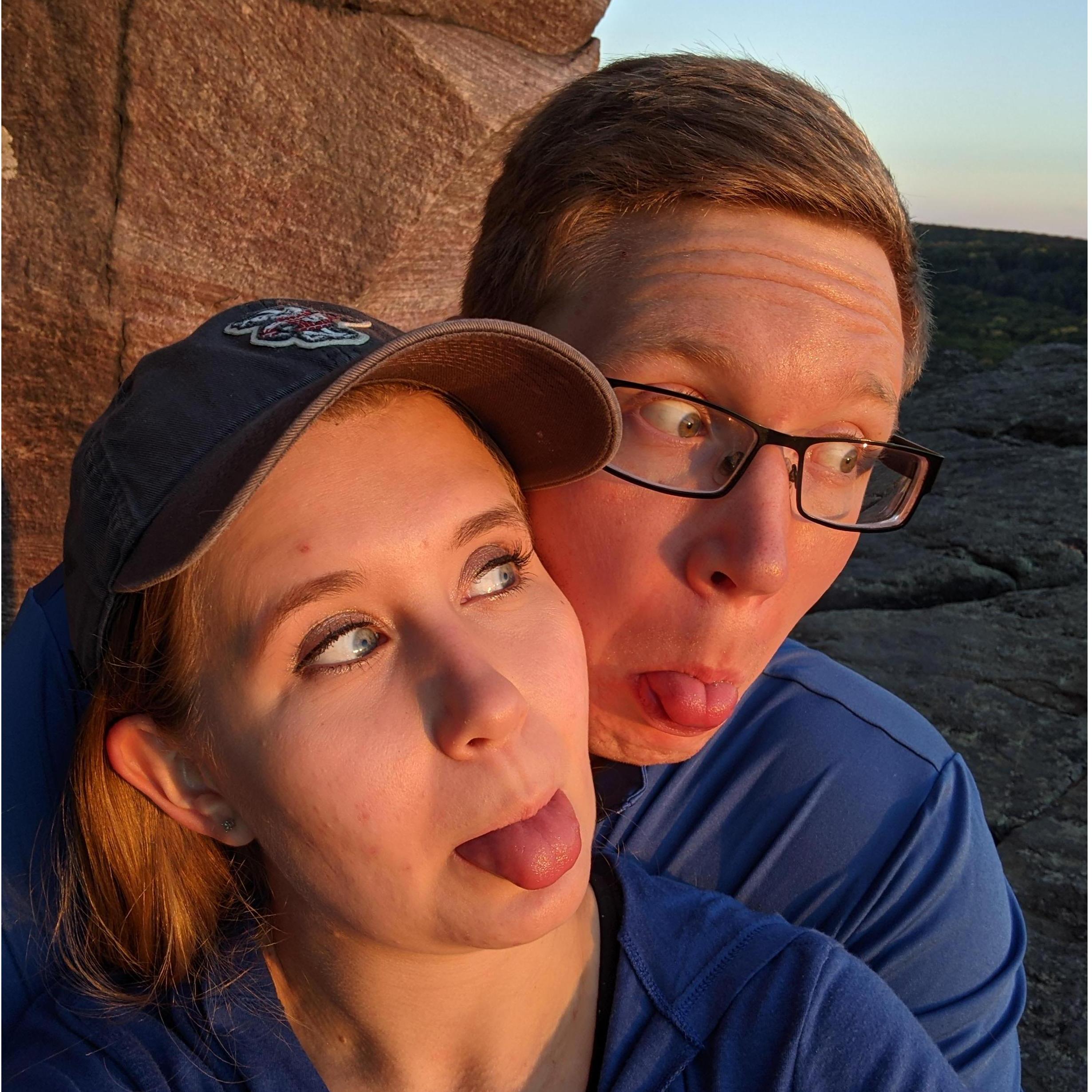 Being silly