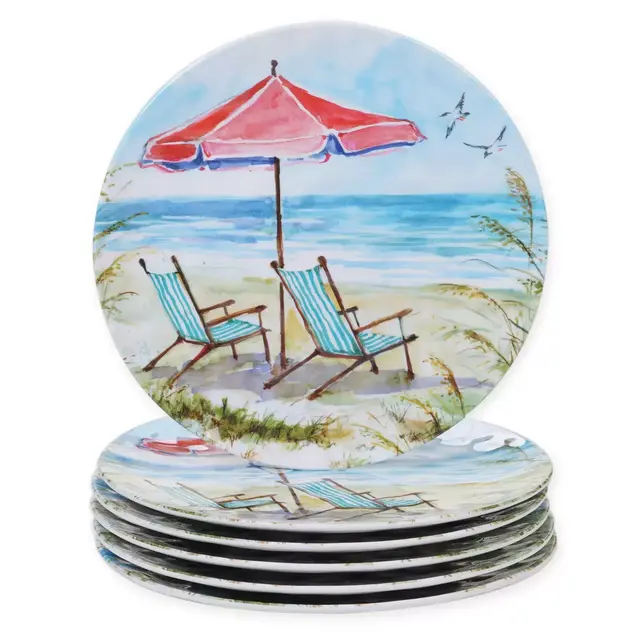 Certified International Ocean View Dinner Plates (Set of 6)