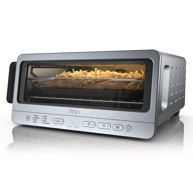 Ninja Flip Toaster Oven & Air Fryer, 8-in-1 Functionality, Flip Up & Away Capability for Storage Space SP151