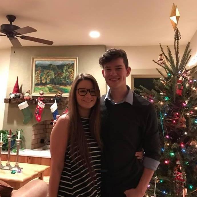Our first Christmas together, 2016