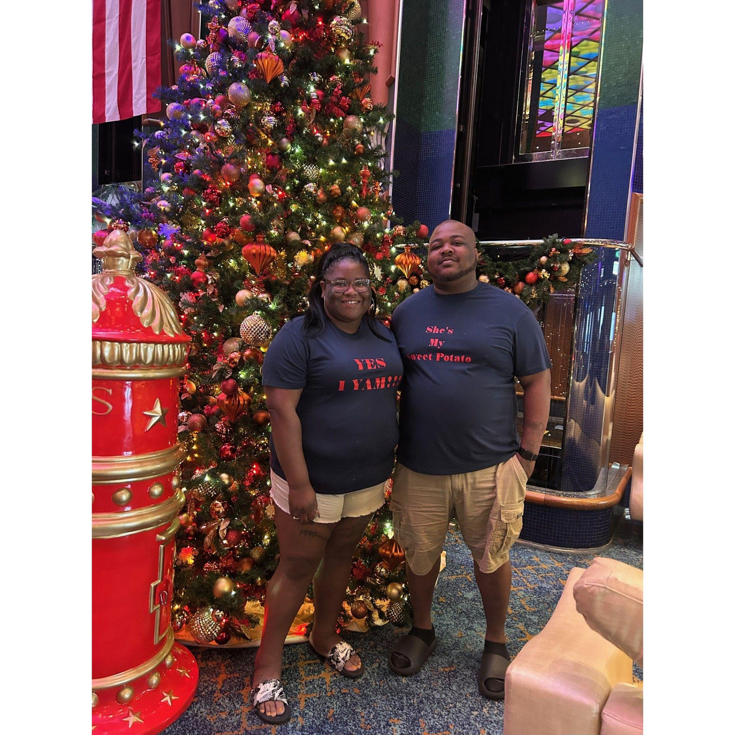 This photo is special, because the Christmas Cruise was epic!