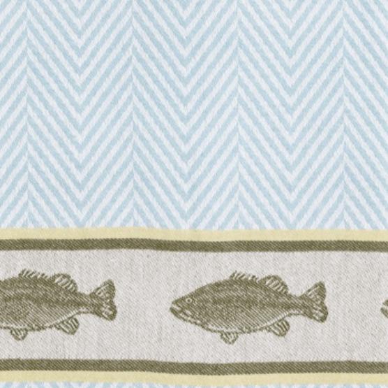 Dark Green Trout Retreat Towel