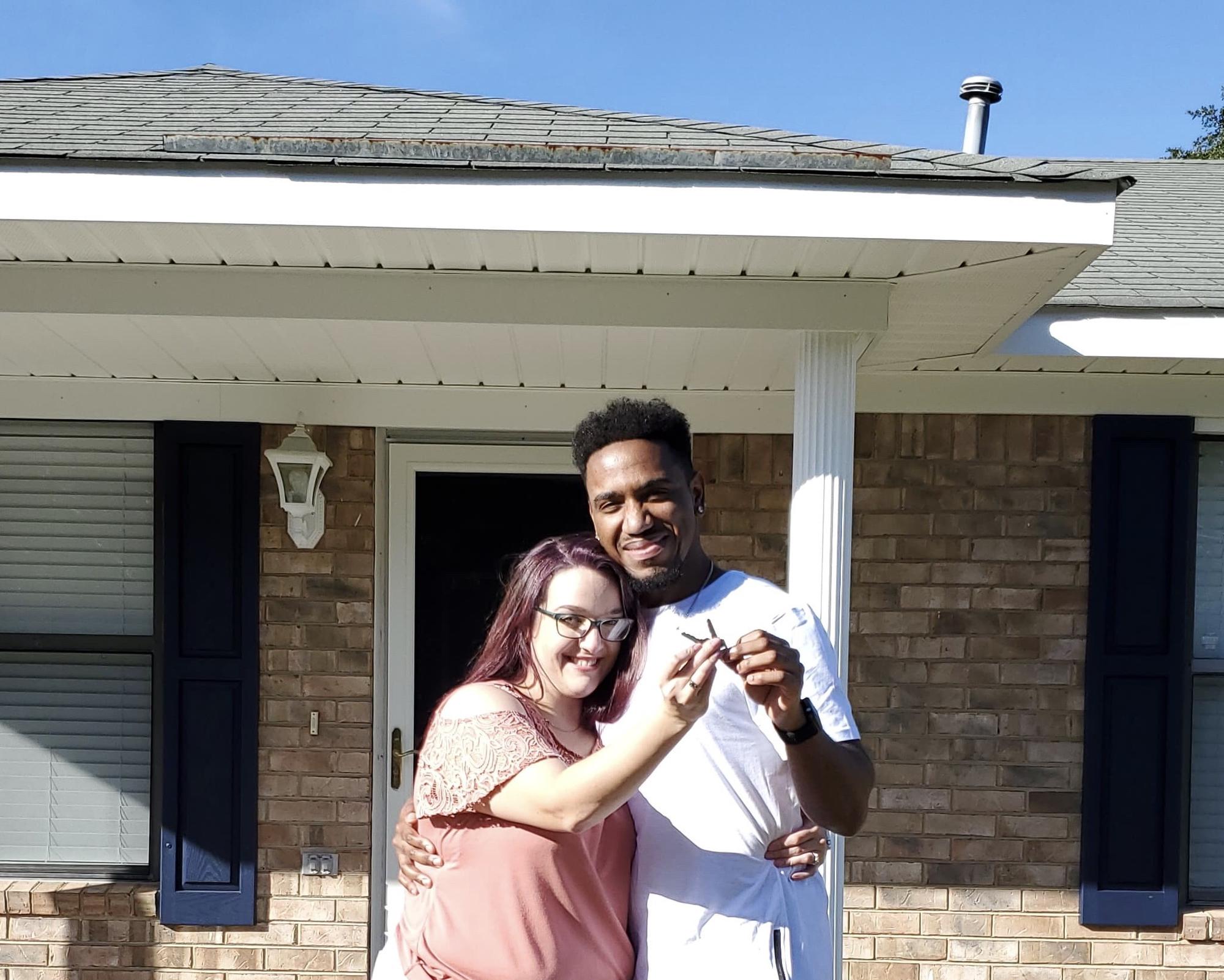 We bought our first house together - October 2019