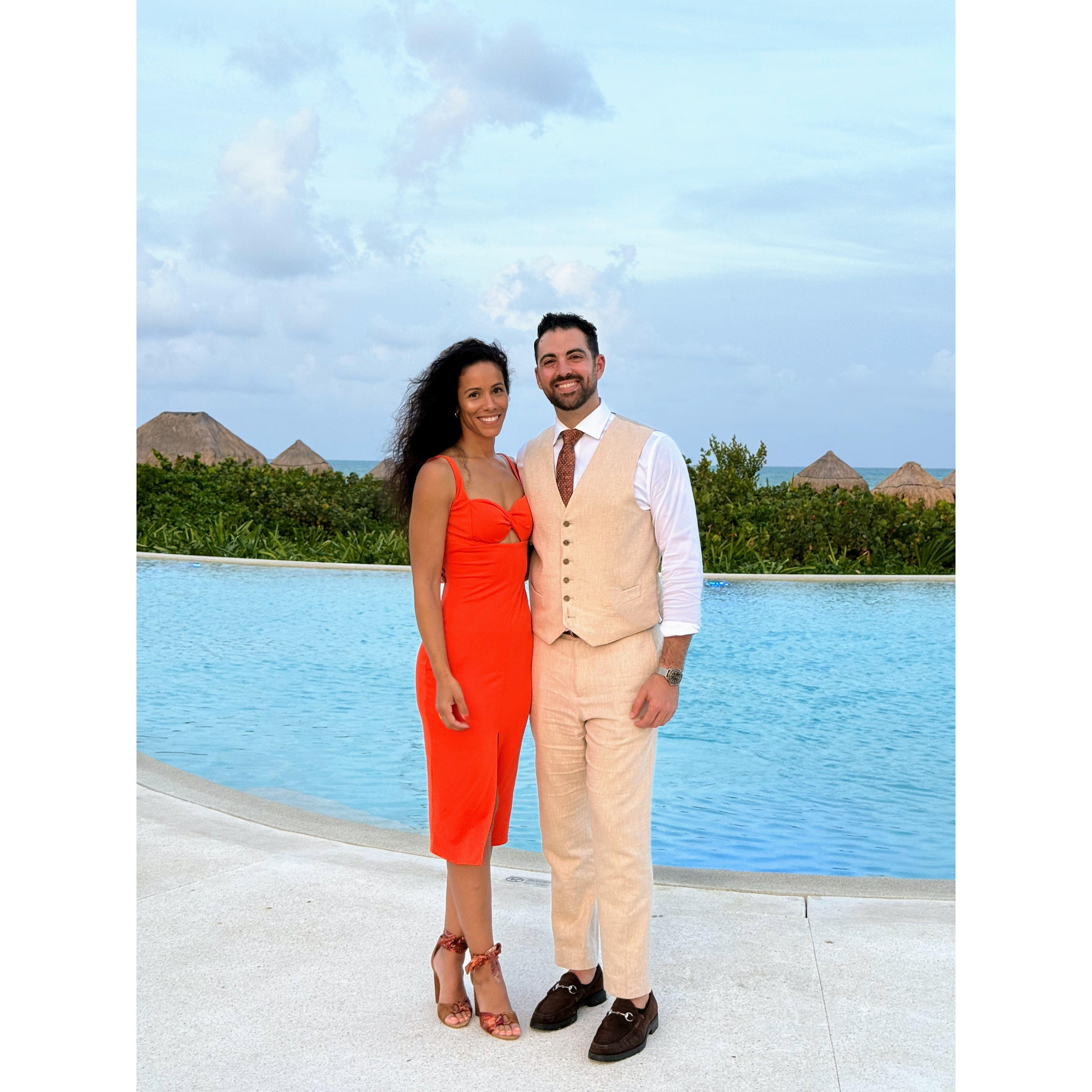 JD and Rory's wedding in Cancun