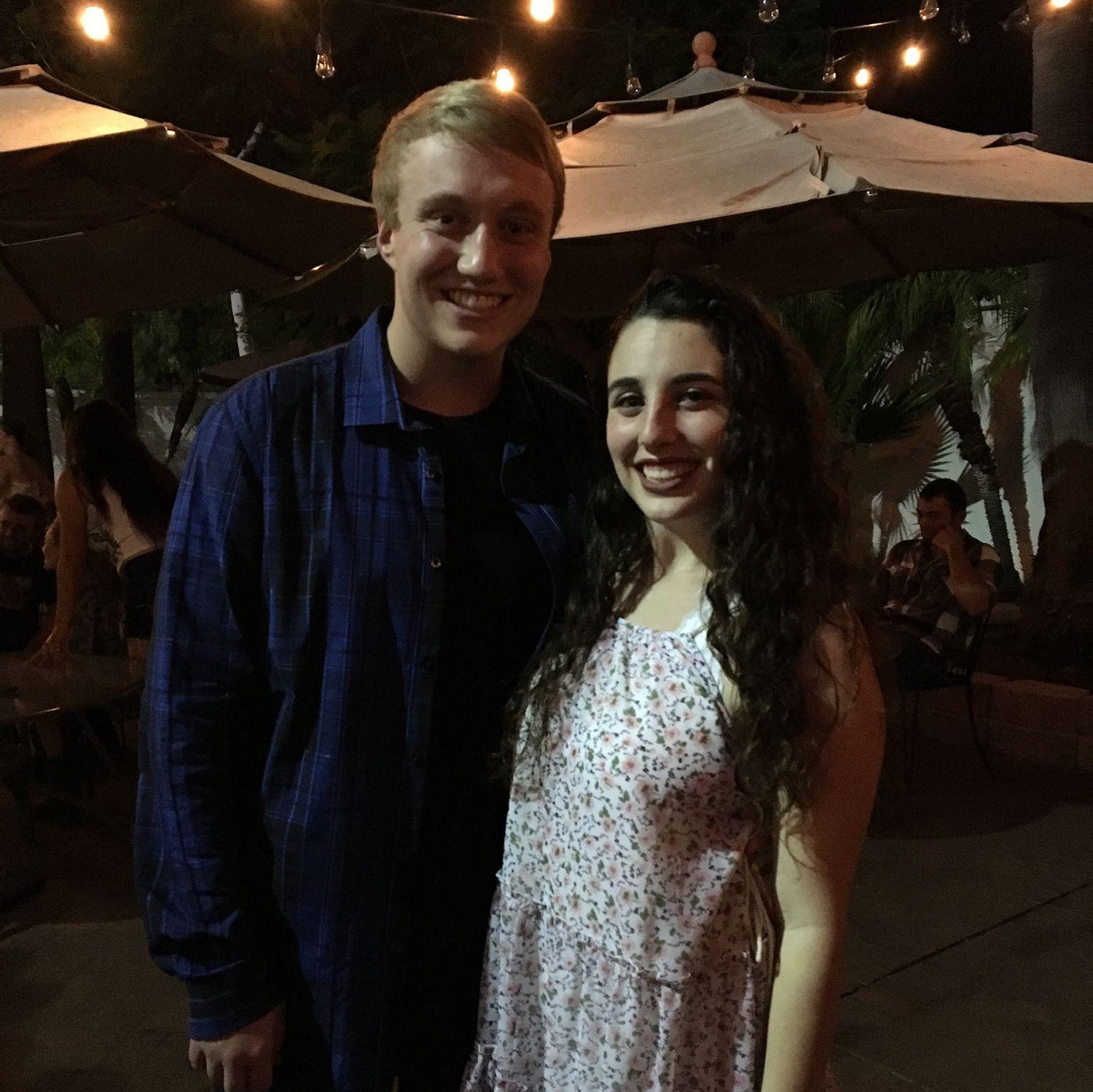 Our first photo together, way back in 2016! This was taken at The Grad - a popular line dancing spot in SLO that we used to frequent!