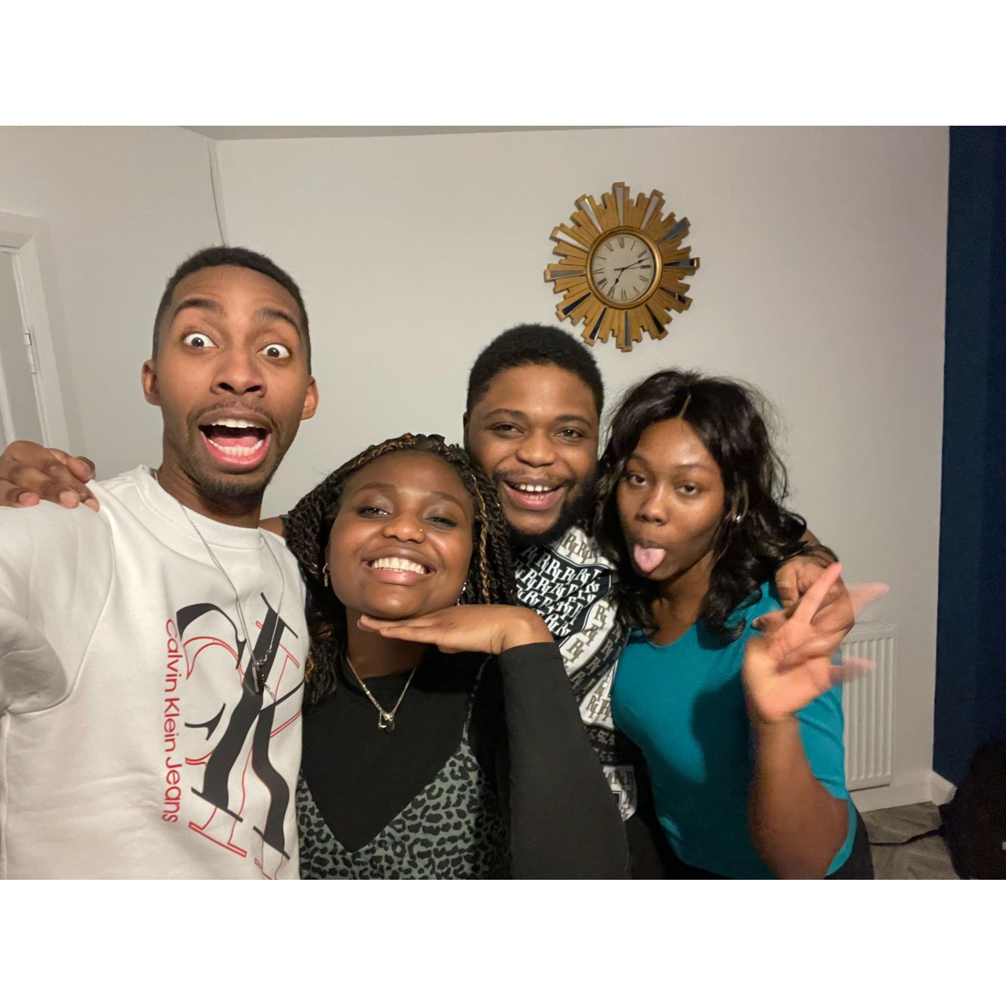 Terry meeting Christiana's older brother and his wife