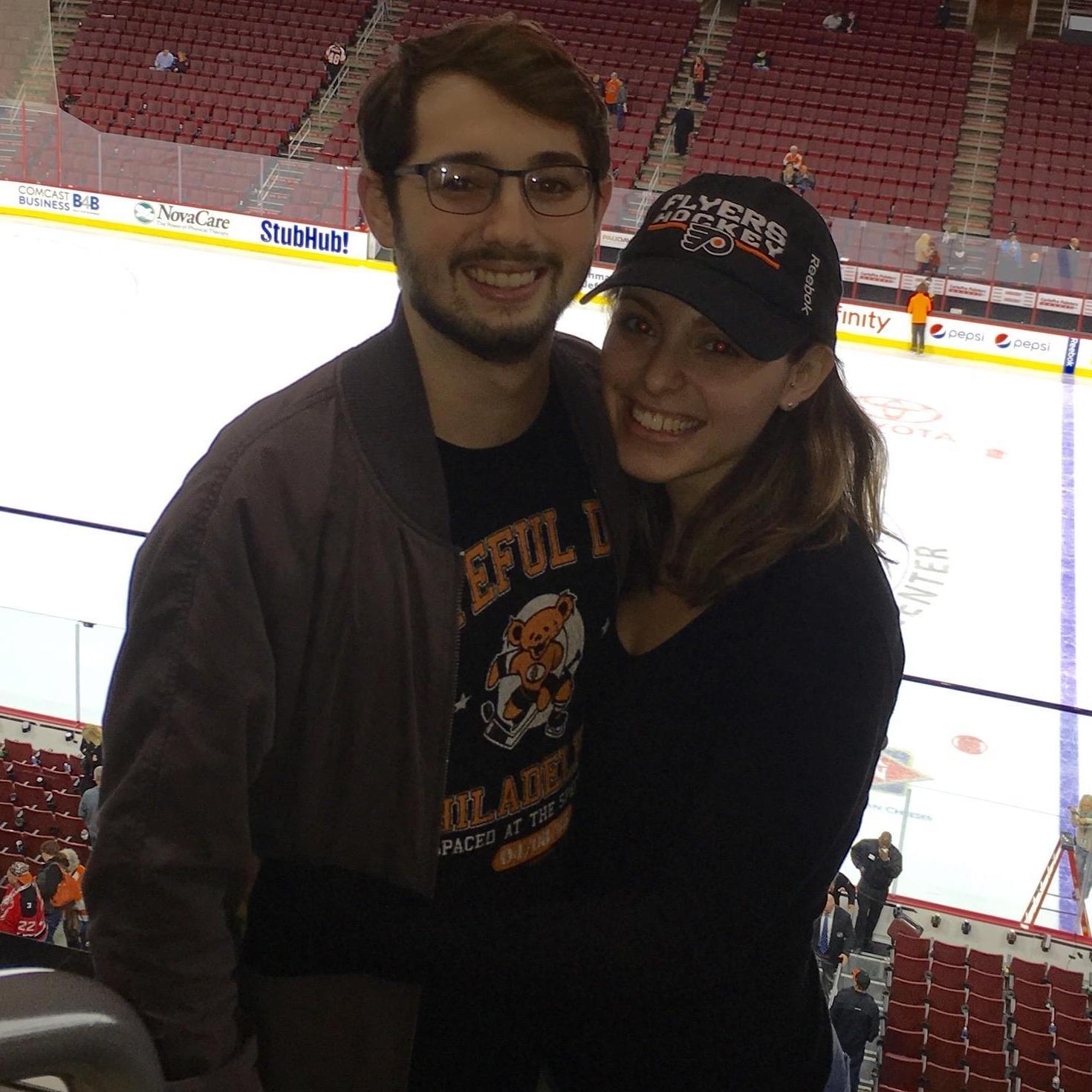 Jacqueline's first Flyers game