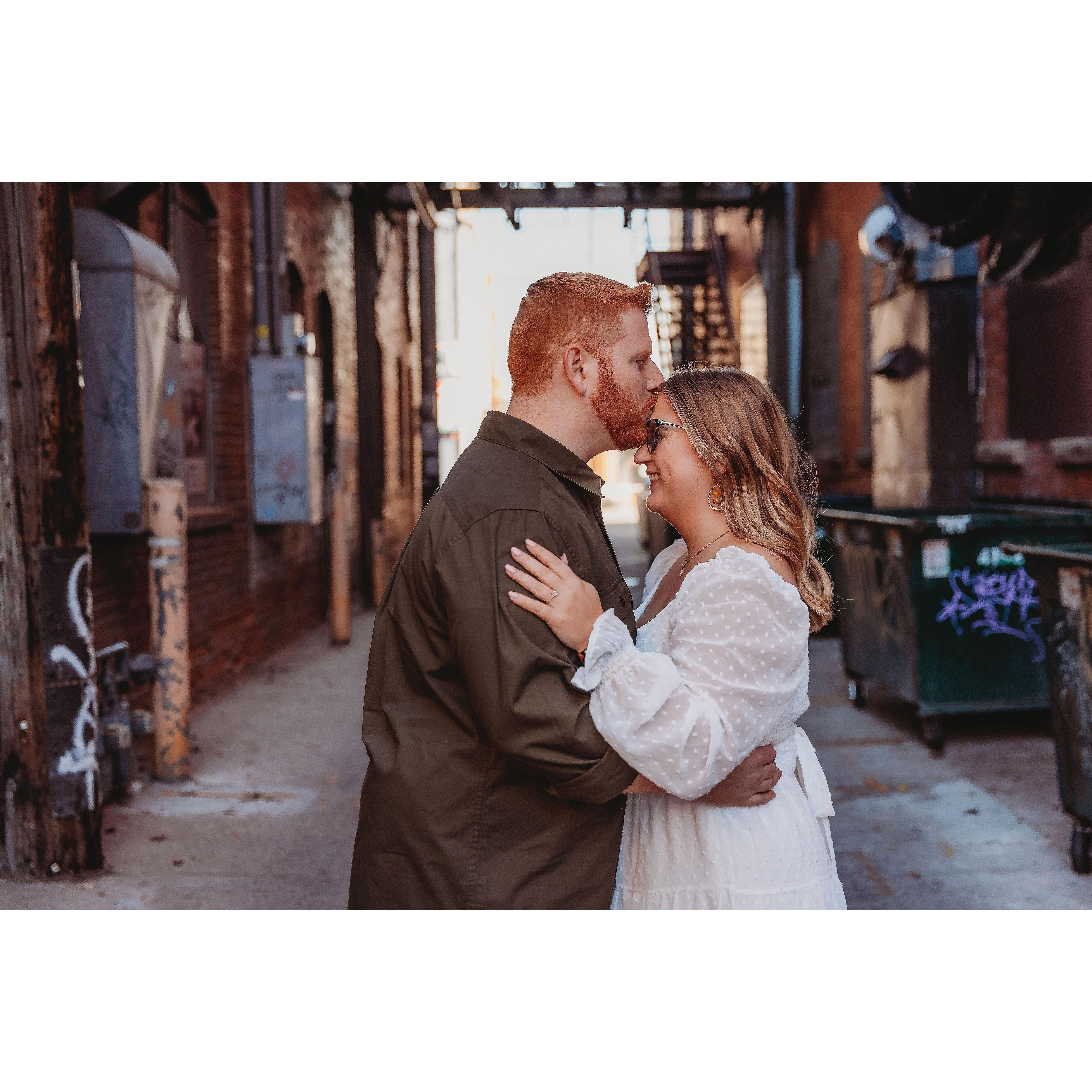 One of our beautiful engagement photos thanks to Karla Walden photography!