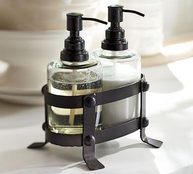 Vintage Blacksmith Soap & Lotion Caddy