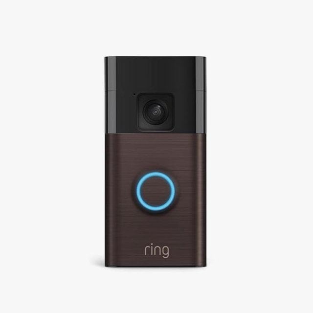 Ring Battery Doorbell, Home or business security with Head-to-Toe video, Live View with Two-Way Talk, and Motion Detection & Alerts, Venetian Bronze