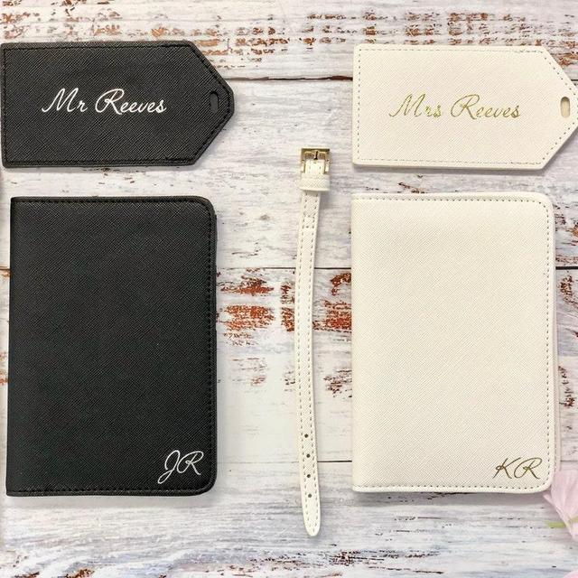 Personalized Travel Set | Passport Holder & Luggage Tag