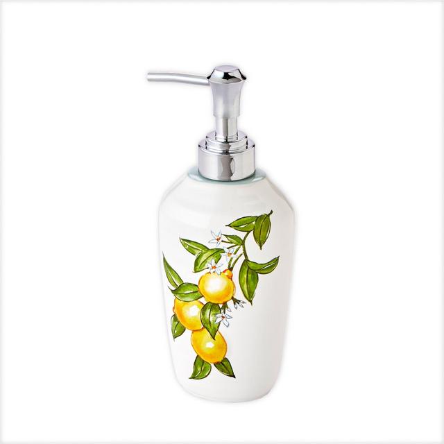 Vern Yip by SKL Home Citrus Grove Lotion Dispenser in White