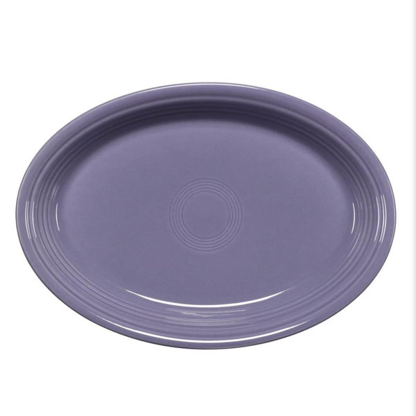 Lavender 13 5/8 Inch Large Oval Serving Platter