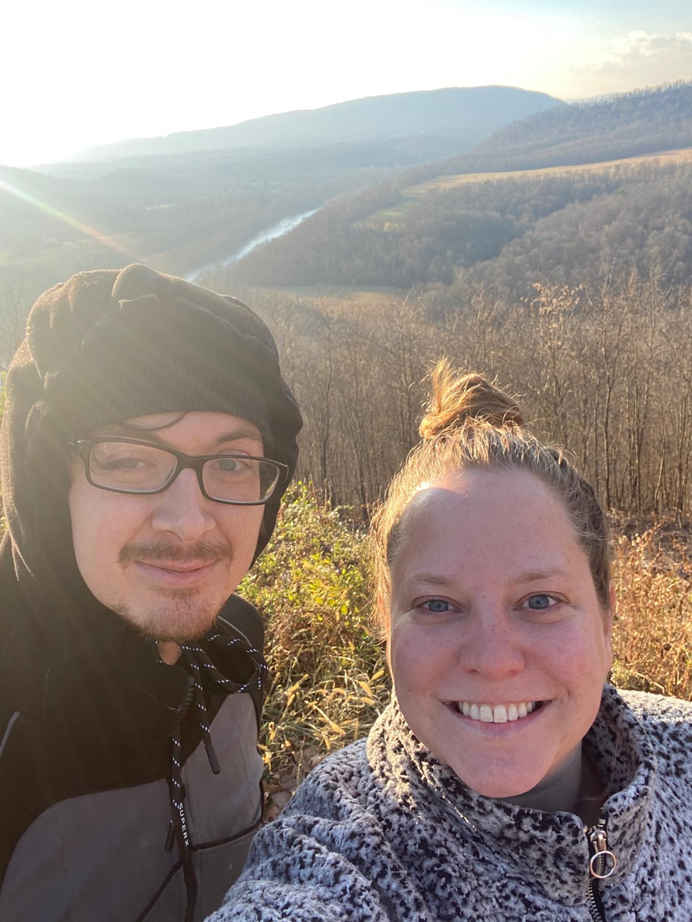 Thanksgiving weekend with family. We stayed at a lodge in West Virginia. November 2022.