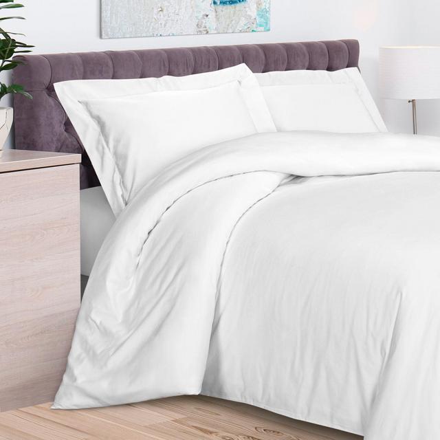Jasper Haus Tivona 3-Piece King/California King Duvet Cover Set in White