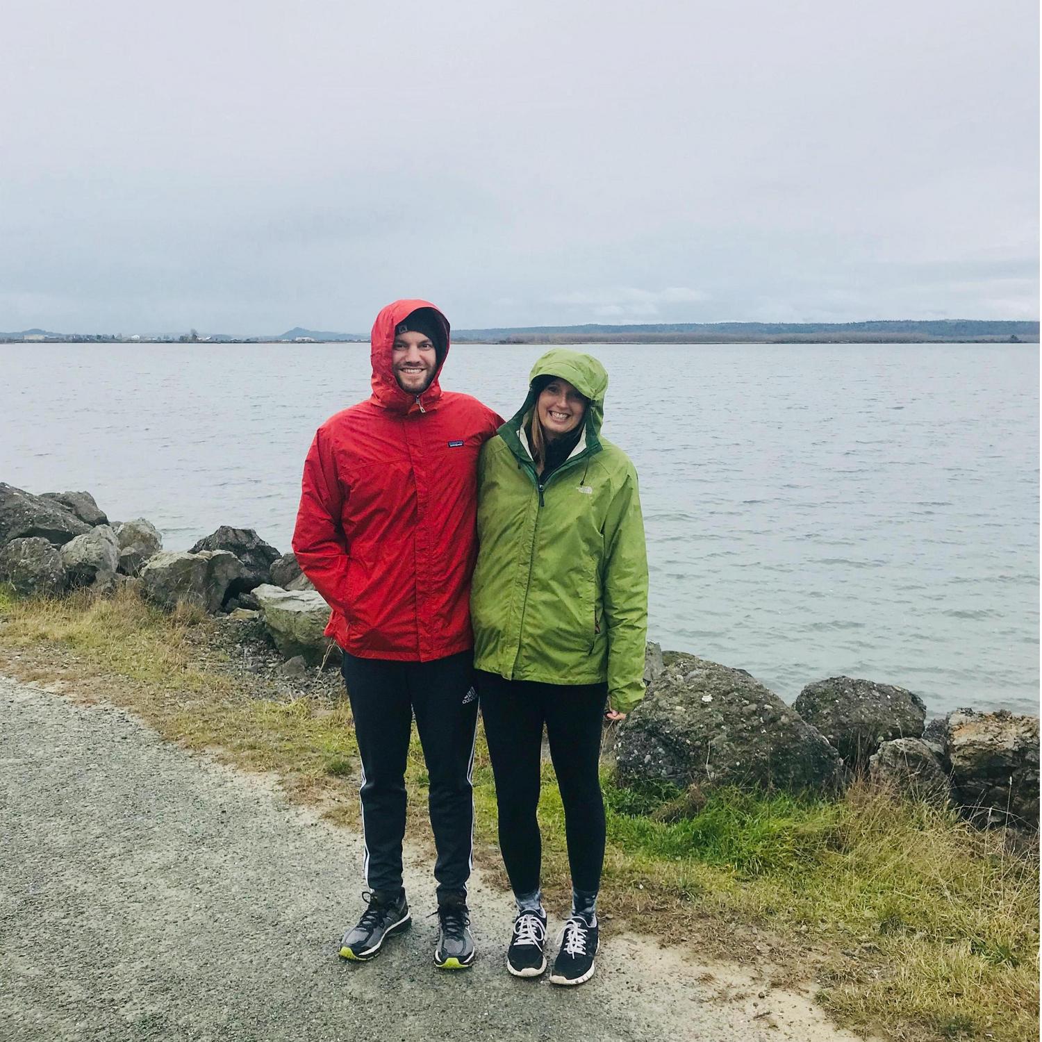 Rainy day hike in the Pacific Northwest