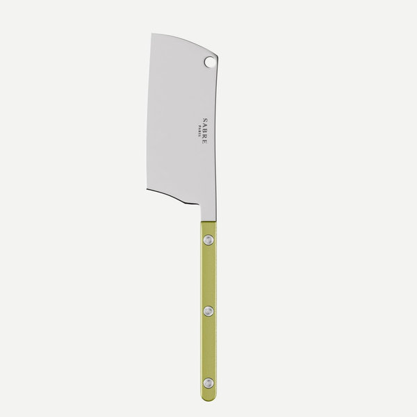 Cheese Cleaver- Bistrot Pearly, Moss, Shiny Finish