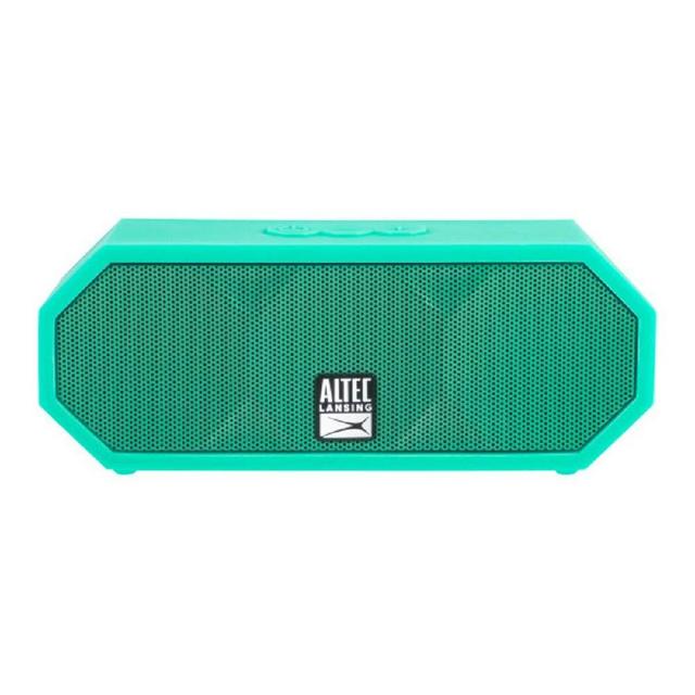 Altec Lansing IMW457-MT Jacket H2O 2 Bluetooth Speaker, IP67 Waterproof, Shockproof And Snowproof Rated And It Floats Rating, 8 Hours Of Battery, Ultra Portable, Compact Design, Mint Mint Green