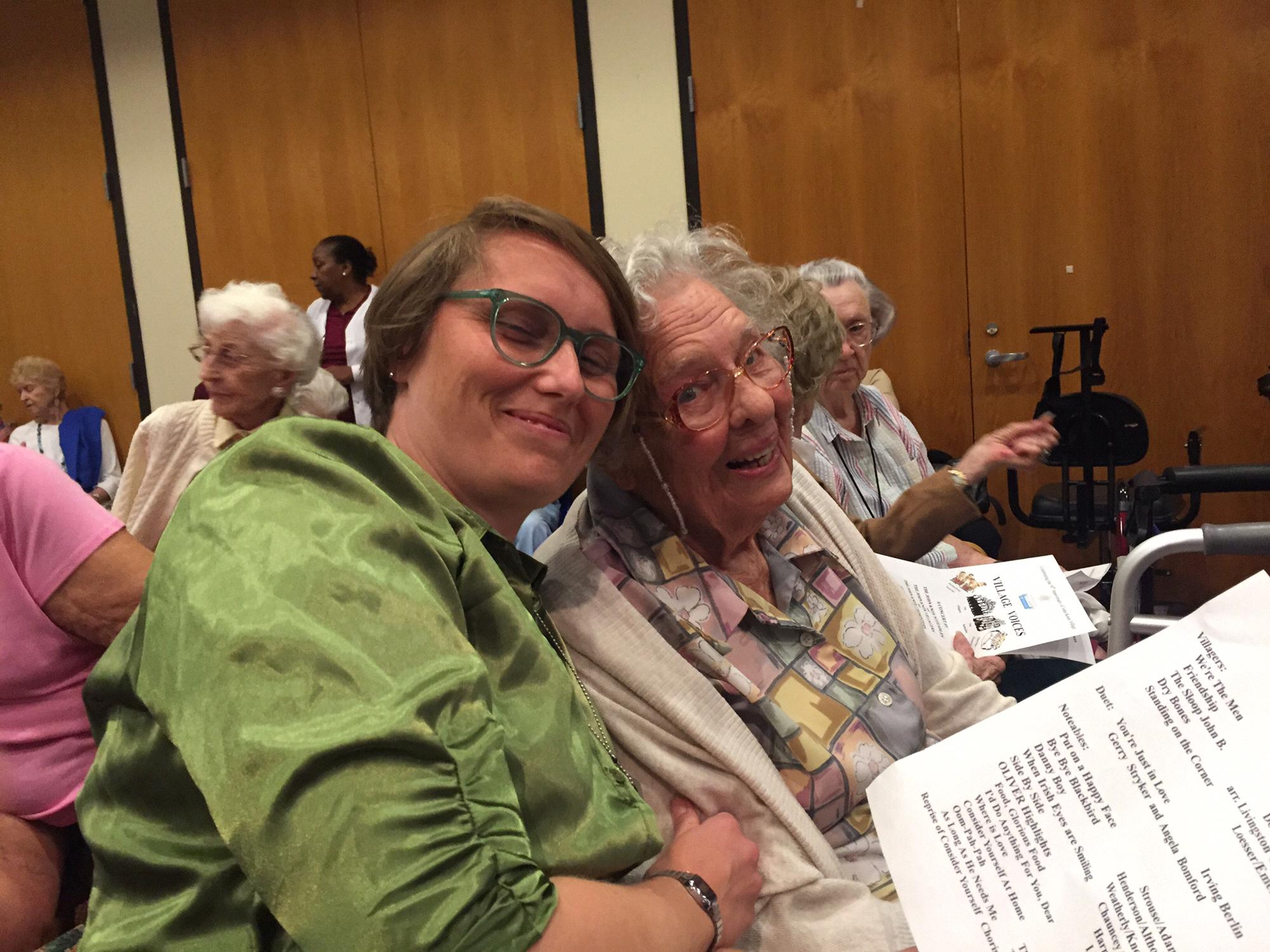 Kye and beloved Dr Louise, her grandmother, age 103.