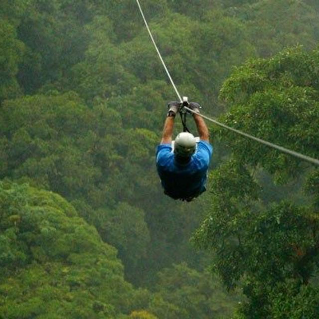 Ziplining