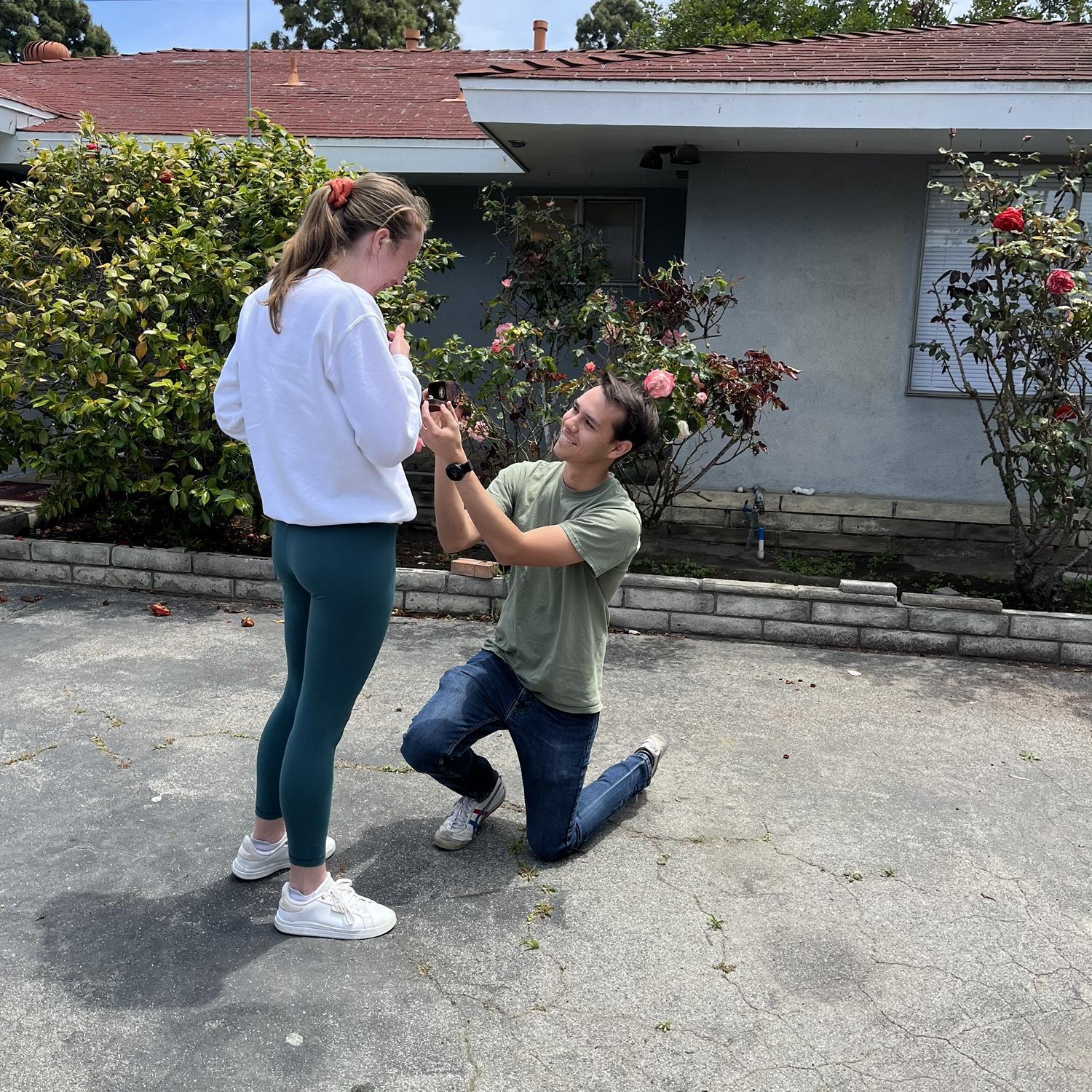 The day Shane popped the big question!