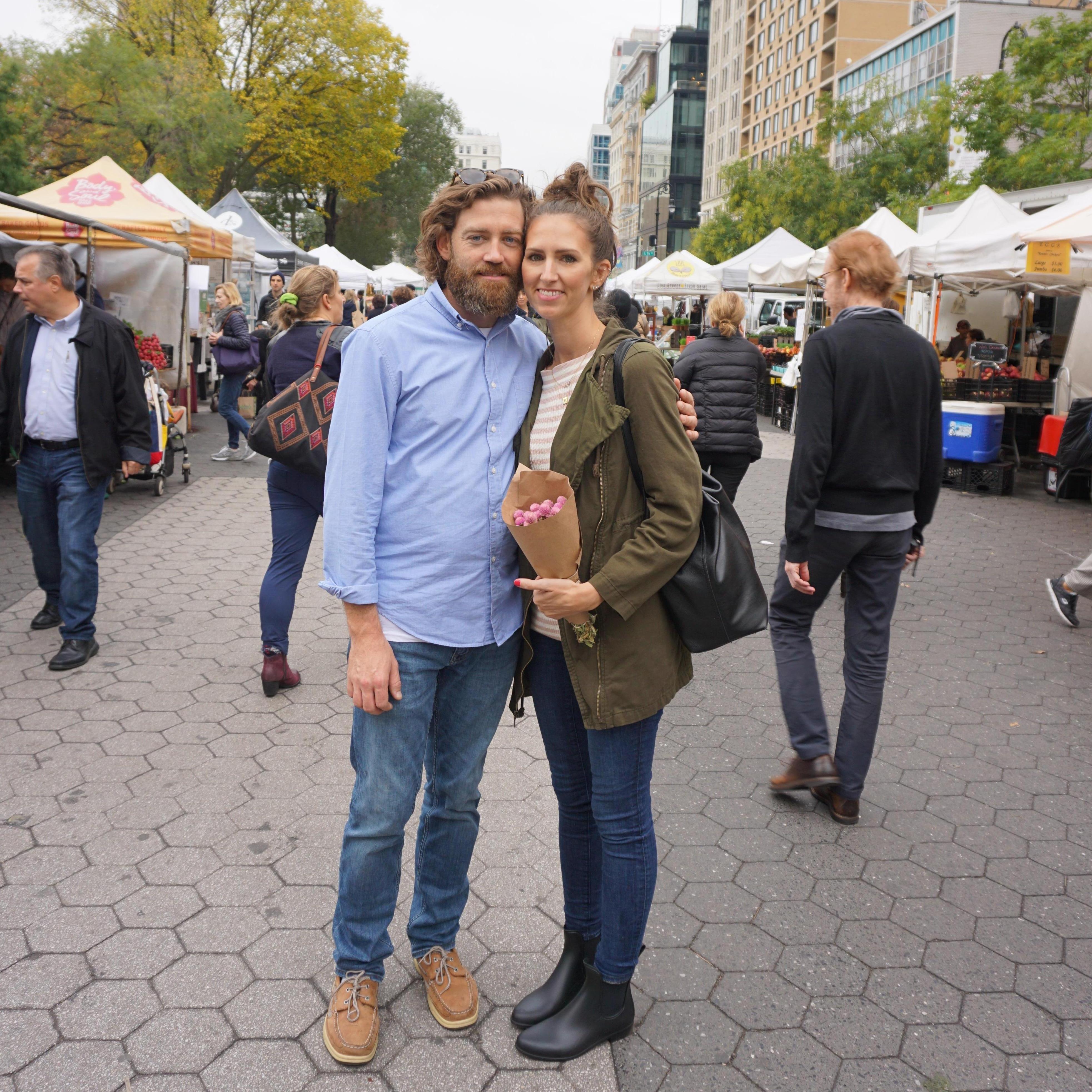 NYC farmers market, fall 2017.