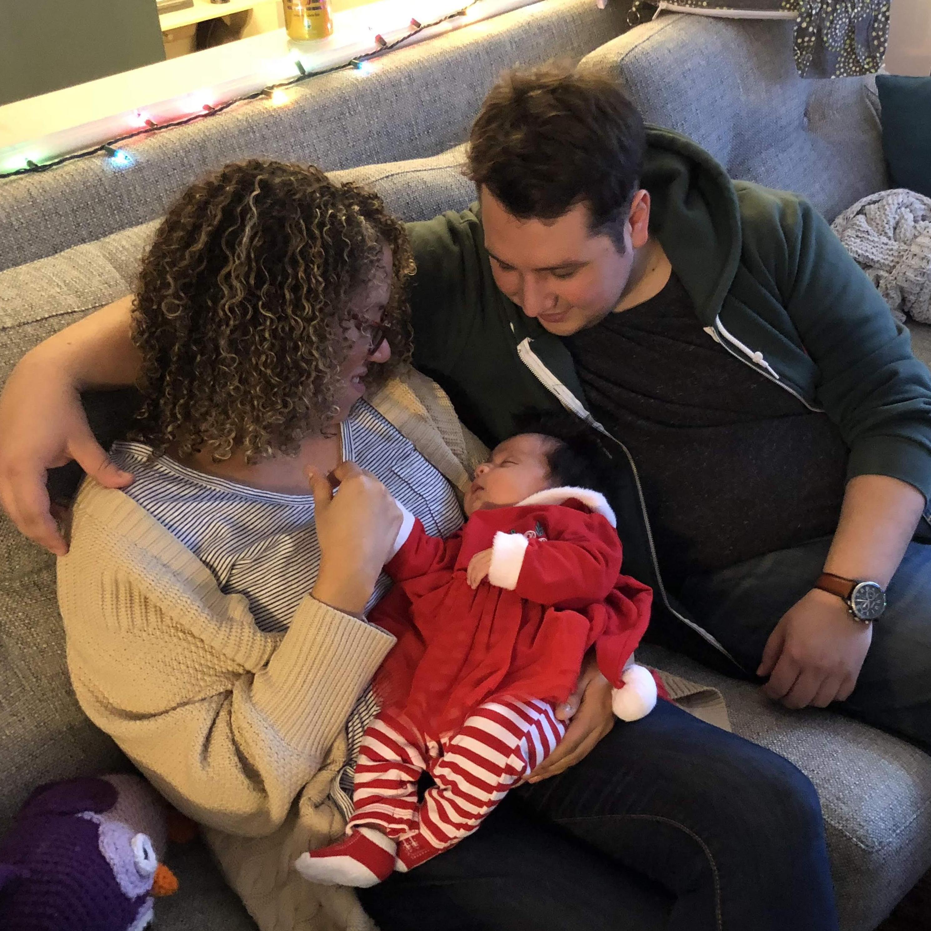 Leila's 1st Christmas, and Titi and Uncle Andrew were able to share it with her!