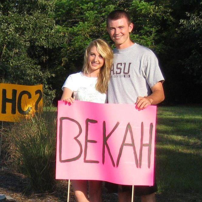 Tyler asking Bekah to Homecoming 2010