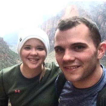 The first of many stops on the way up to our favorite place; Angel's Landing.