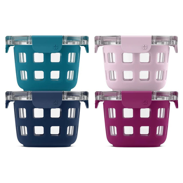 Duraglass™ 2 Cup Glass Meal Prep Bowl - 4 Pack