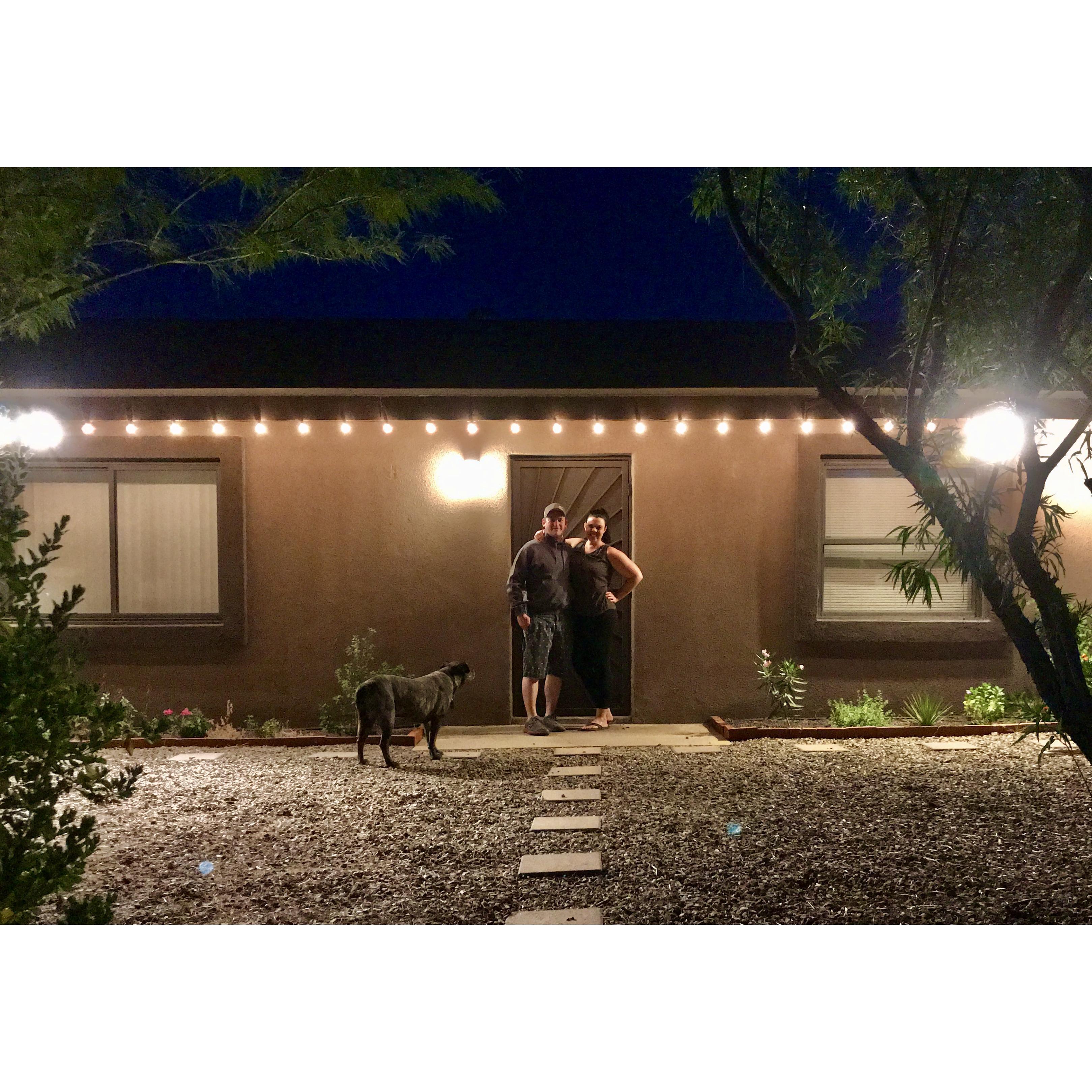 November 2017 - The last night we owned our first family home - Tucson AZ